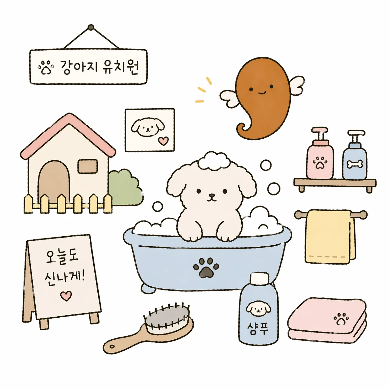 털로덮인친구들 애견유치원 & 애견호텔 동탄북광장점